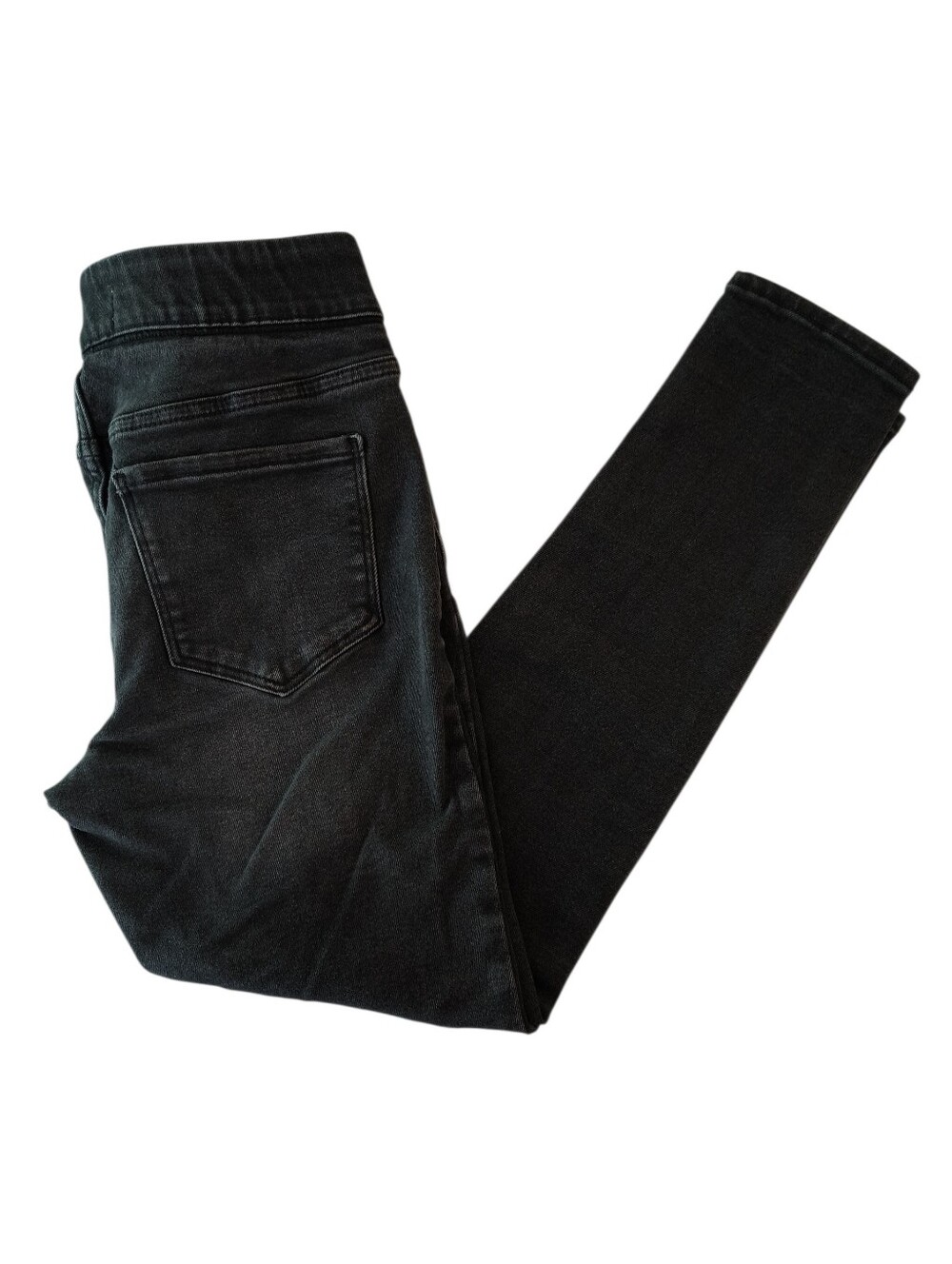 Old Navy Pull On Rockstar Super Skinny Jeggings in Black Size 8 Petite
